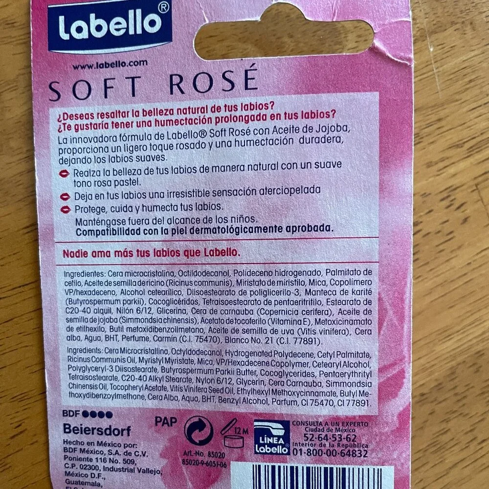 Labello Soft Rosé lip balm